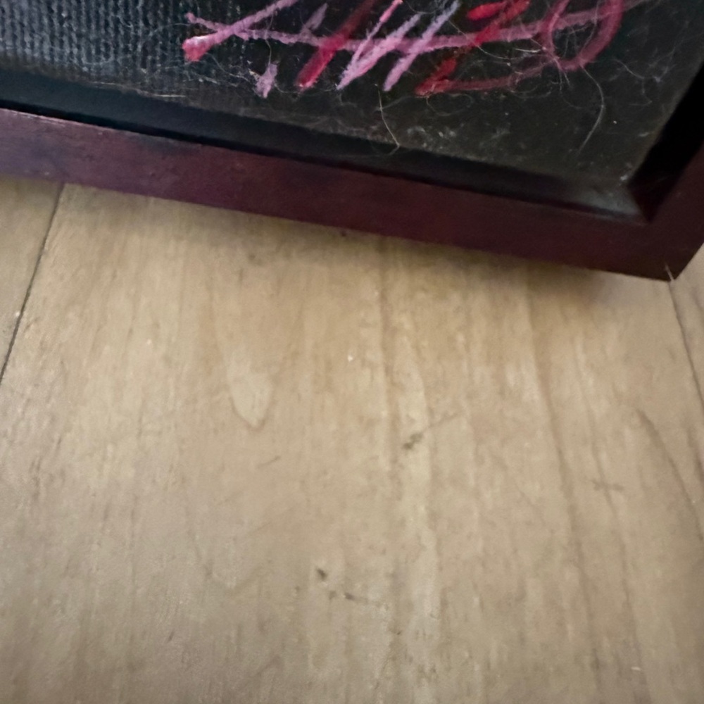 Marilyn Monroe Oil Painting Custom Wood Framed Art Decor Signed And Dated - Picture 2 of 2